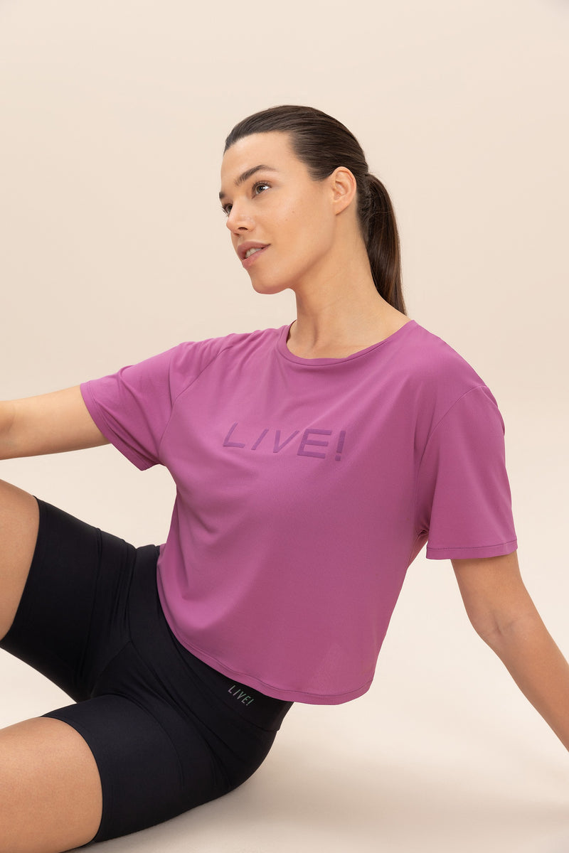 Camiseta Live Cropped Comfort